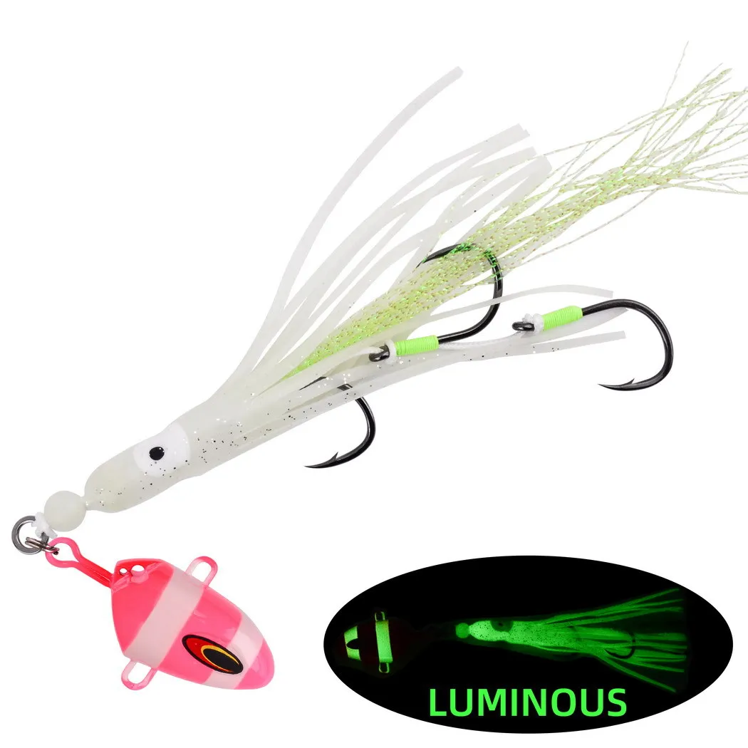 Inchiku Kabura Luminescente 100g 150g 200g 250g 300g para Pesca Embarcada - Image 11