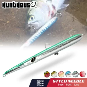 Pencil Needle Hunthouse Long Cast 160mm 180mm 205mm 18g a 36g