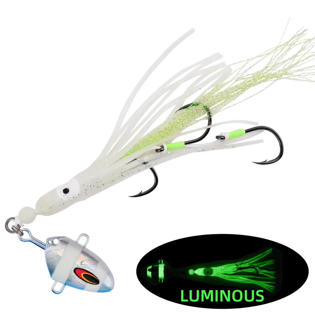 Inchiku Kabura Luminescente 100g 150g 200g 250g 300g para Pesca Embarcada - Image 9