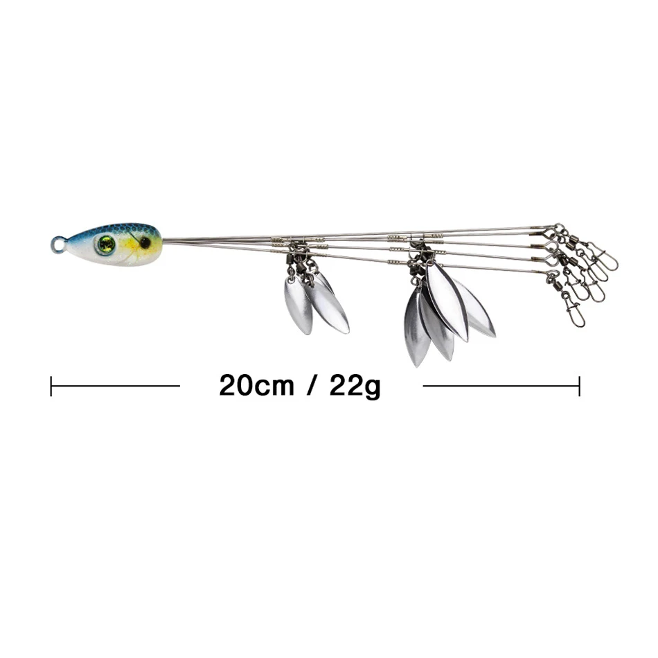 Montagem Alabama Rig Mycena de 5 Braços 18g para Vinis e Swimbaits - Image 11