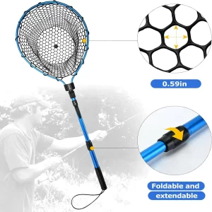 Xalavar Telescópico Goture em Alumínio com Rede de Borracha Dobrável