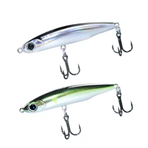 Pencil Stickbait Afundante com Rattle 65mm 75mm 8g 12,8g para Predadores