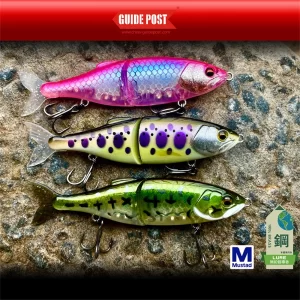 Swimbait Articulado Slow Sinking 70mm 4,5g para Predadores