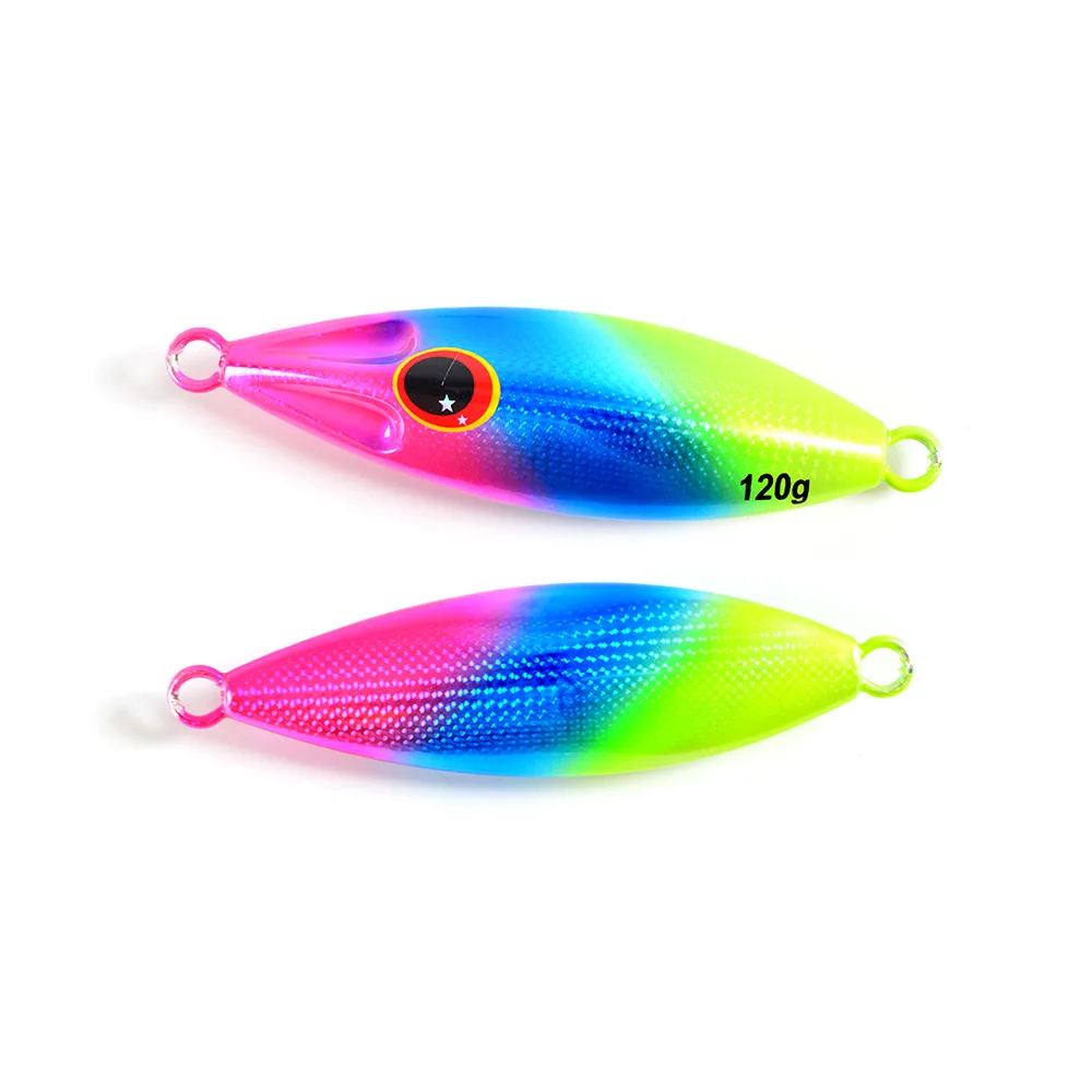 Jig Metálico Slow Pitch Luminescente 30g 40g 60g 80g 100g 120g sem Anzol - Image 8