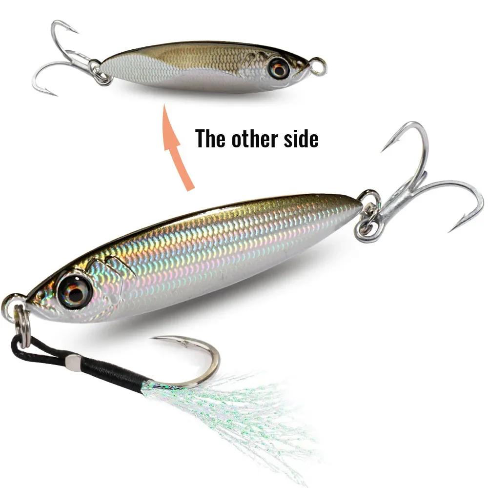 Jig Metálico Casting Jig GOBAIT 20g 30g 40g Holográfico para Predadores - Image 19