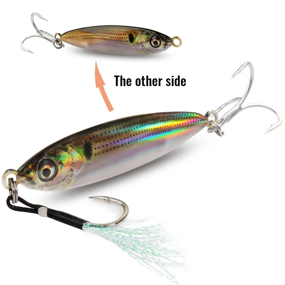 Jig Metálico Casting Jig GOBAIT 20g 30g 40g Holográfico para Predadores - Image 25