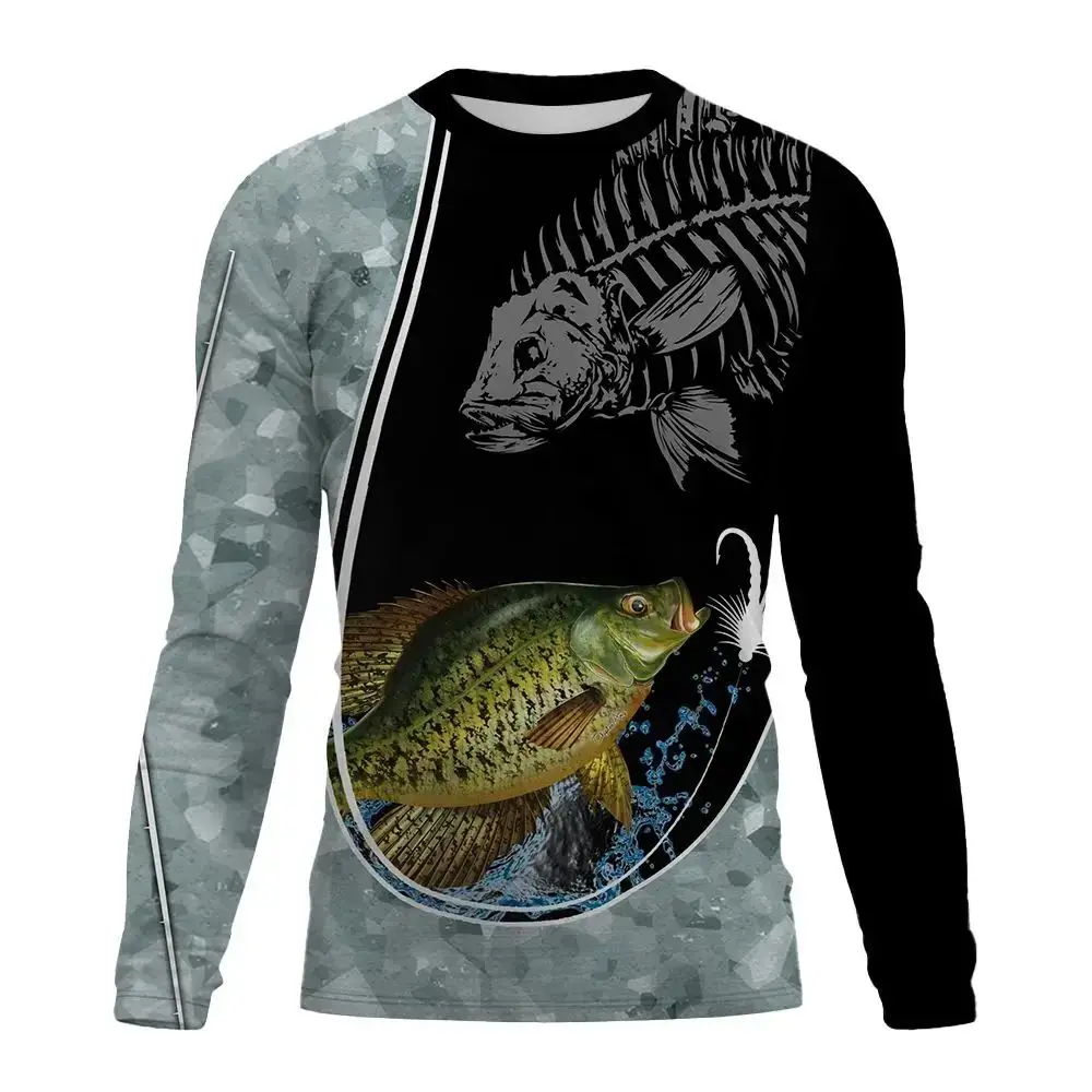 Camisola Técnica de Pesca Estampada de Manga Comprida com Protecção Solar - Image 11