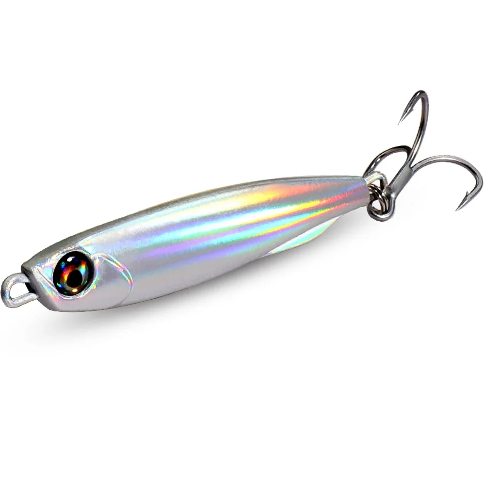Jig Metálico Casting Jig Slim GOBAIT 10g 20g 30g 40g Holográfico - Image 13