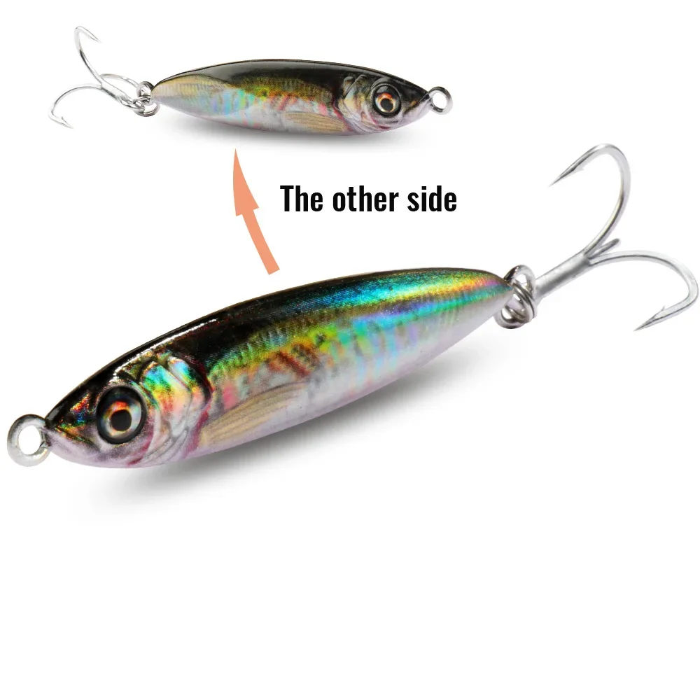 Jig Metálico Casting Jig GOBAIT 20g 30g 40g Holográfico para Predadores - Image 13