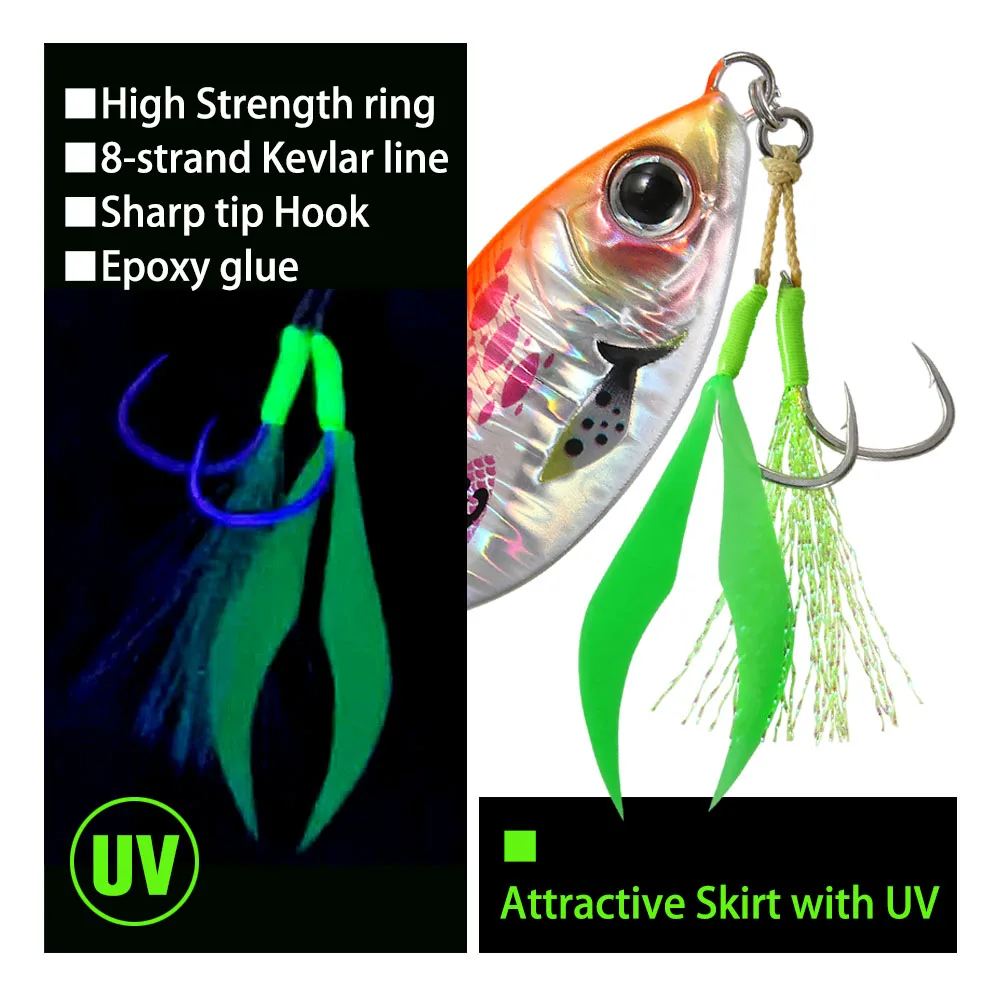 Jig Metálico Shore Cast FSTK 15g 25g 35g 60g para Predadores - Image 6