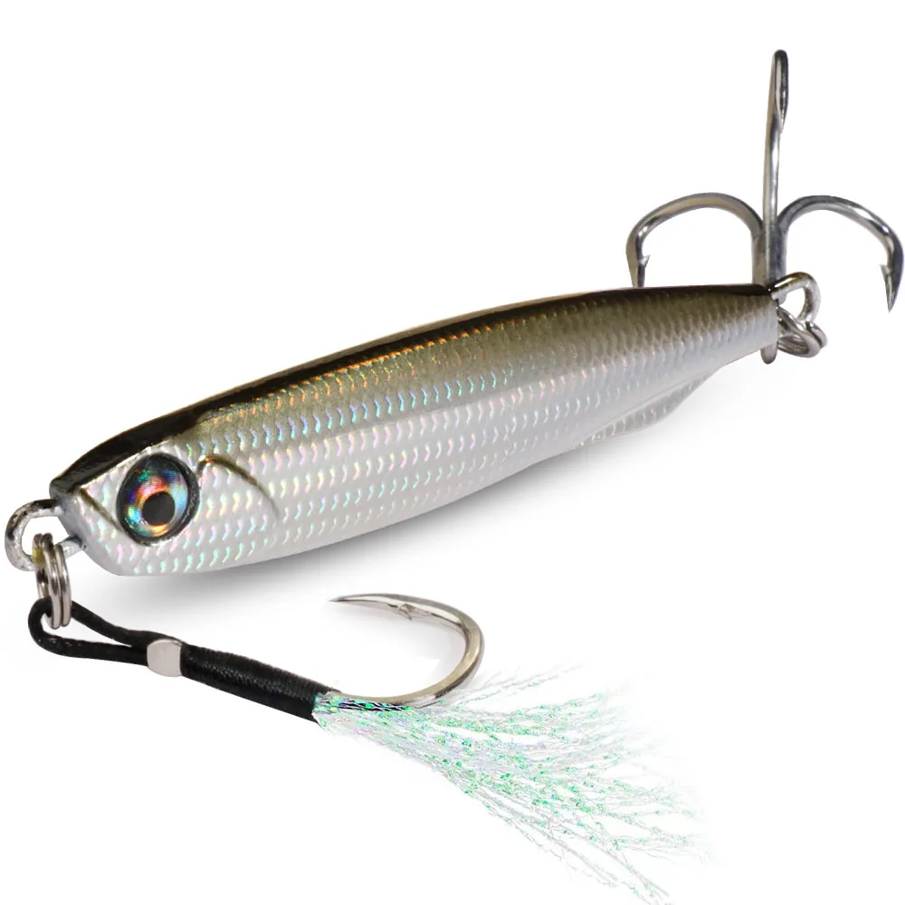 Jig Metálico Casting Jig Slim GOBAIT 10g 20g 30g 40g Holográfico - Image 11