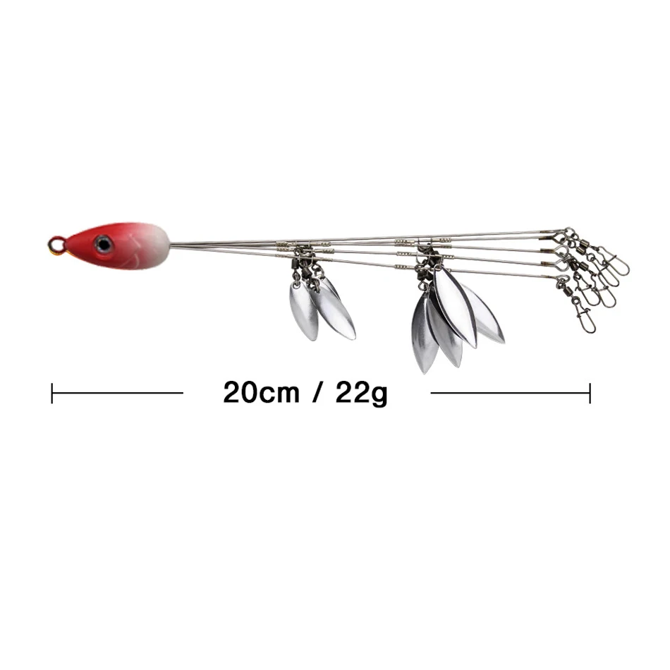 Montagem Alabama Rig Mycena de 5 Braços 18g para Vinis e Swimbaits - Image 12