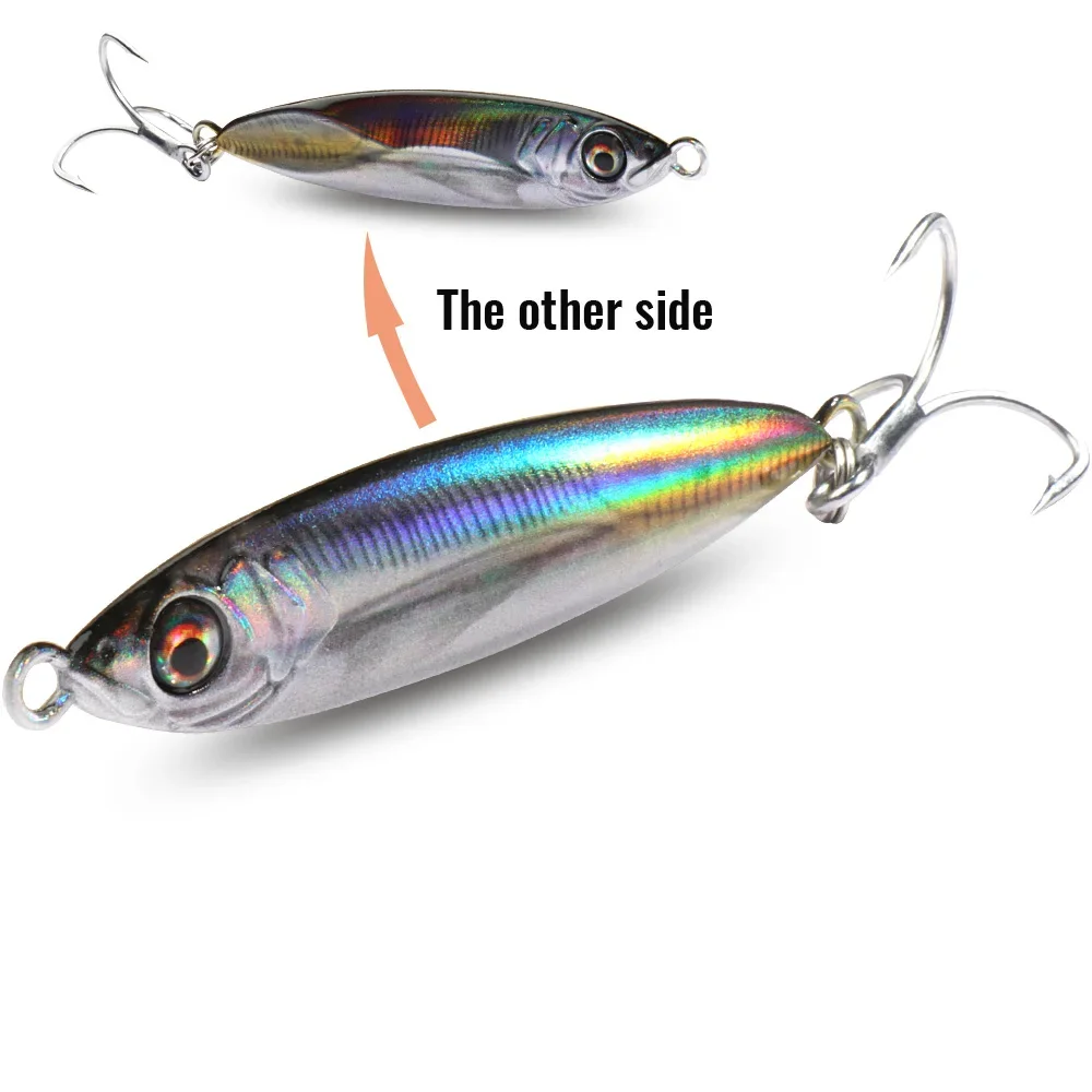 Jig Metálico Casting Jig GOBAIT 20g 30g 40g Holográfico para Predadores - Image 8