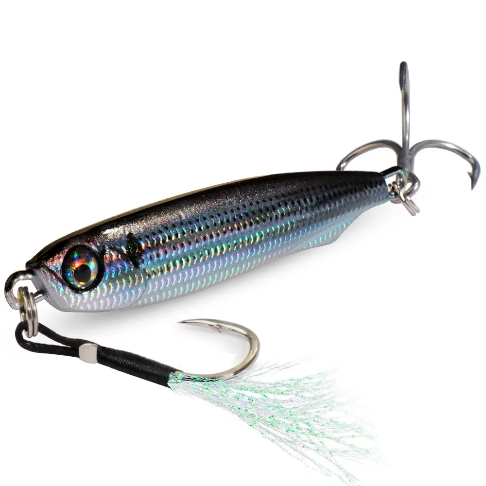 Jig Metálico Casting Jig Slim GOBAIT 10g 20g 30g 40g Holográfico - Image 10