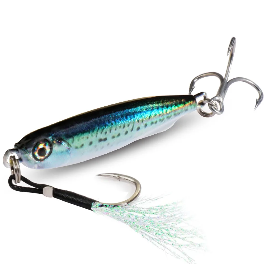 Jig Metálico Casting Jig Slim GOBAIT 10g 20g 30g 40g Holográfico - Image 8