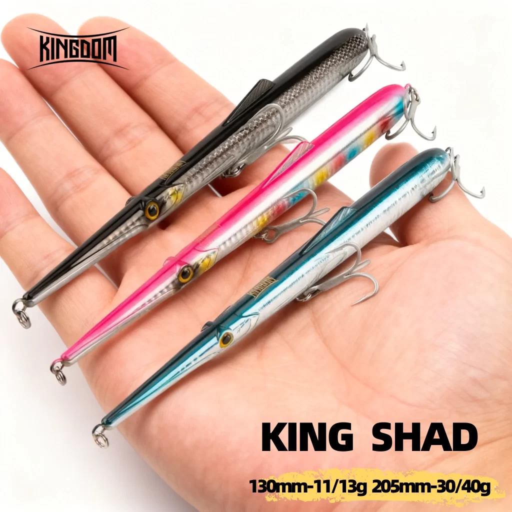 Pencil Stickbait KINGDOM 130mm 205mm 11g a 40g para Predadores