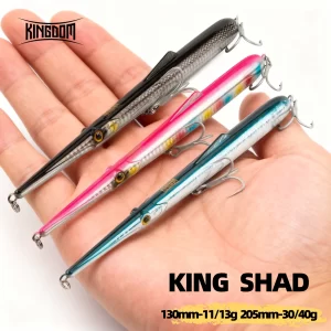 Pencil Stickbait KINGDOM 130mm 205mm 11g a 40g para Predadores