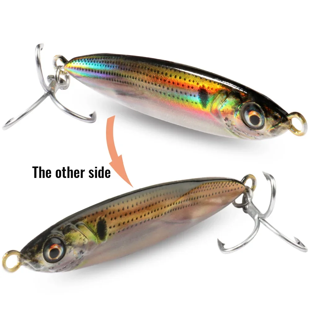 Jig Metálico Casting Jig GOBAIT 20g 30g 40g Holográfico para Predadores - Image 3