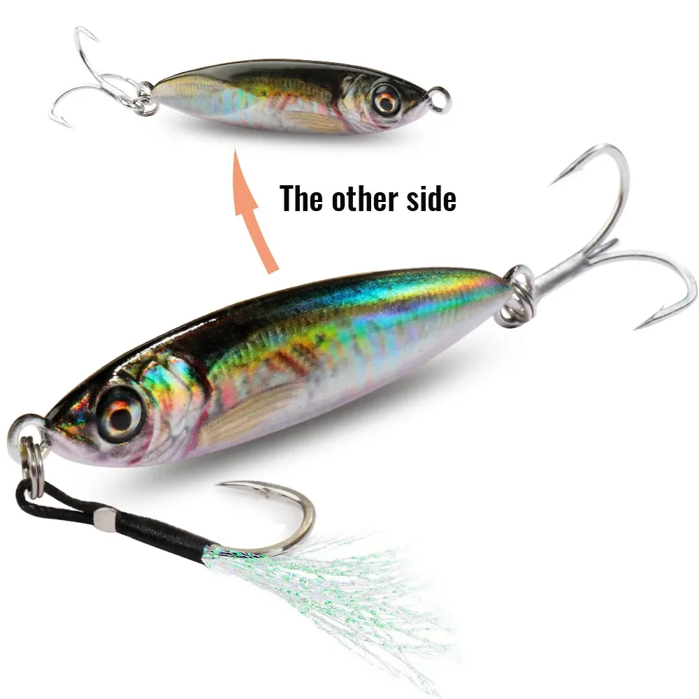 Jig Metálico Casting Jig GOBAIT 20g 30g 40g Holográfico para Predadores - Image 22