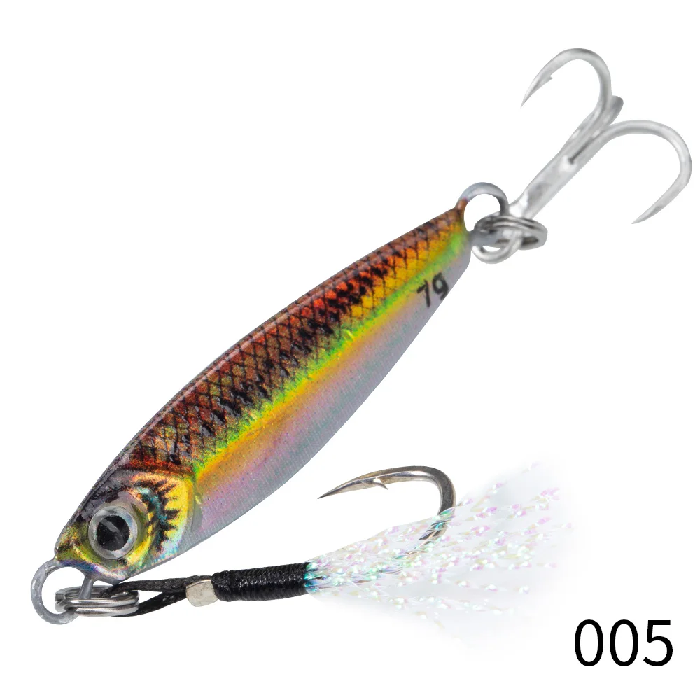 Jig Metálico Casting Jig Hunthouse 7g a 80g para Shore Jigging - Image 8