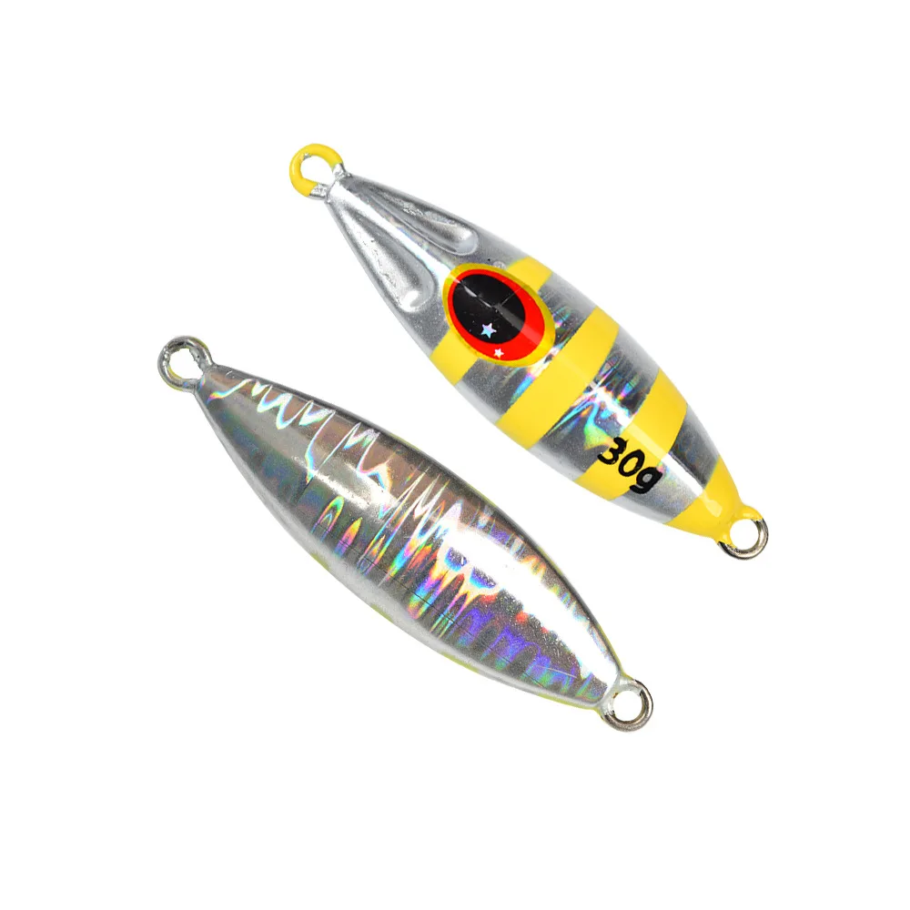 Jig Metálico Slow Pitch Luminescente 30g 40g 60g 80g 100g 120g sem Anzol - Image 11