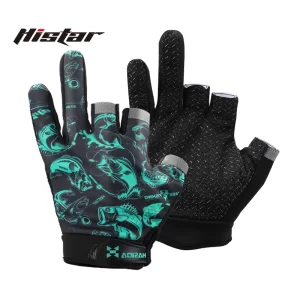 Luvas Técnicas Histar 3 Dedos Abertos com Protecção UV e Palma Antiderrapante