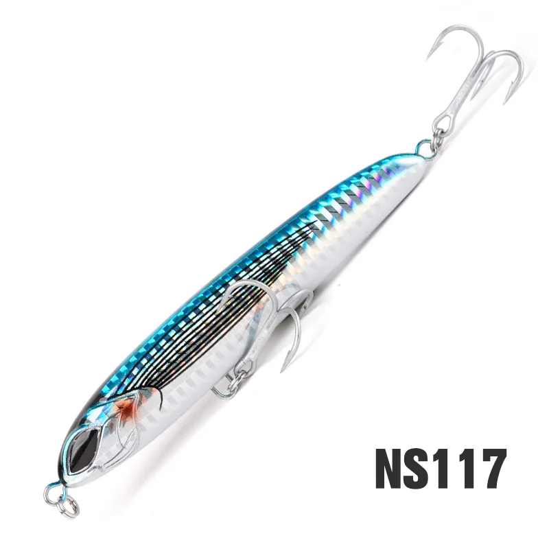 Stickbait Pencil Heavy Sinking NOEBY 115mm 64g 130mm 81g para Predadores de Mar - Image 11