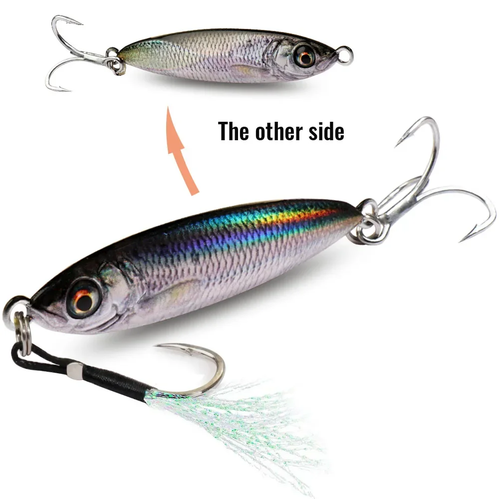 Jig Metálico Casting Jig GOBAIT 20g 30g 40g Holográfico para Predadores - Image 21
