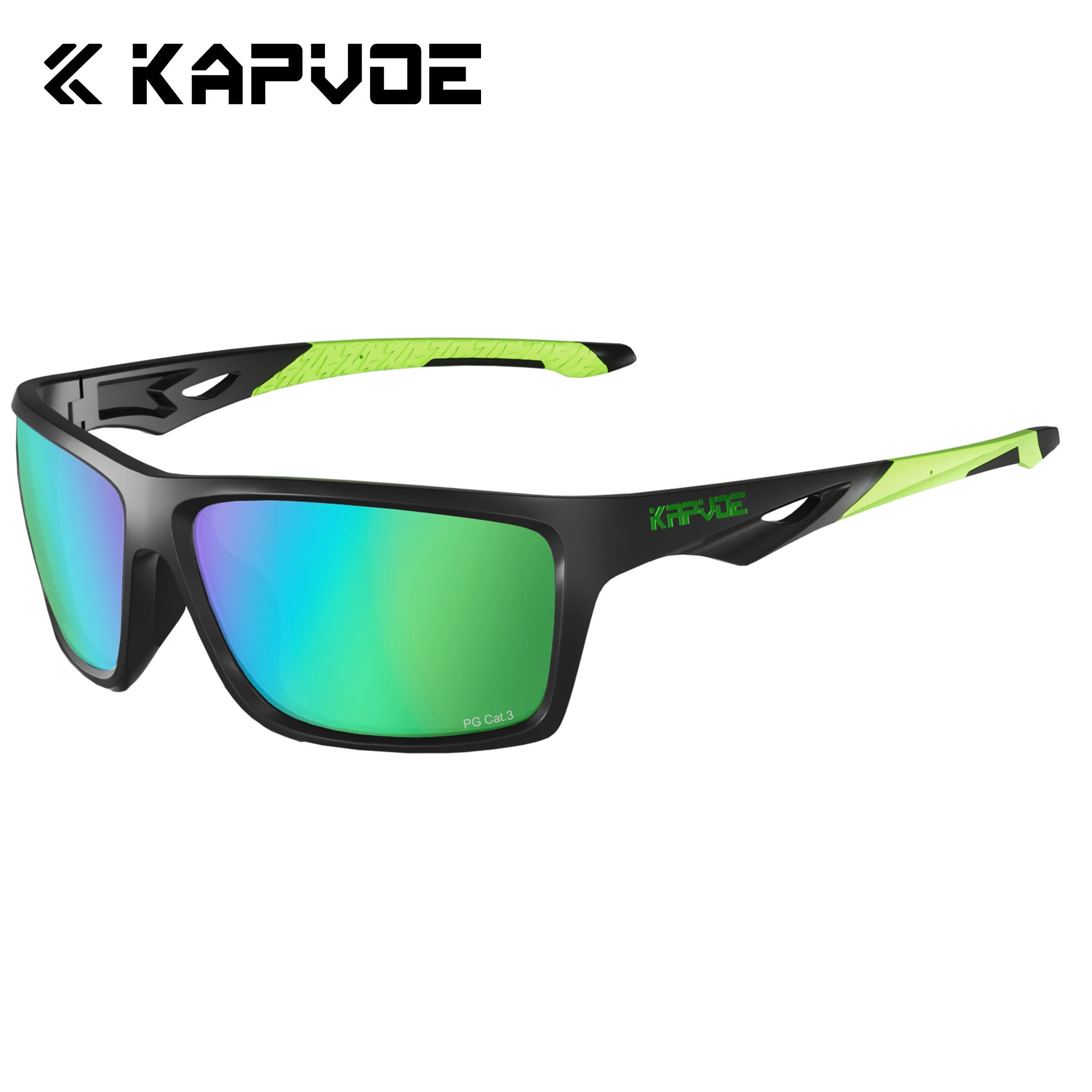 Óculos Polarizados Kapvoe UV400 HD para Pesca e Exterior - Image 8