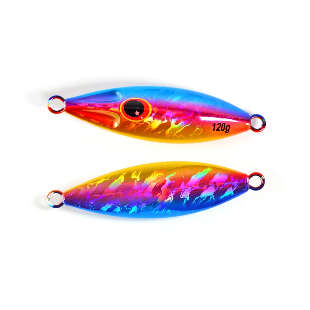Jig Metálico Slow Pitch Luminescente 30g 40g 60g 80g 100g 120g sem Anzol - Image 7