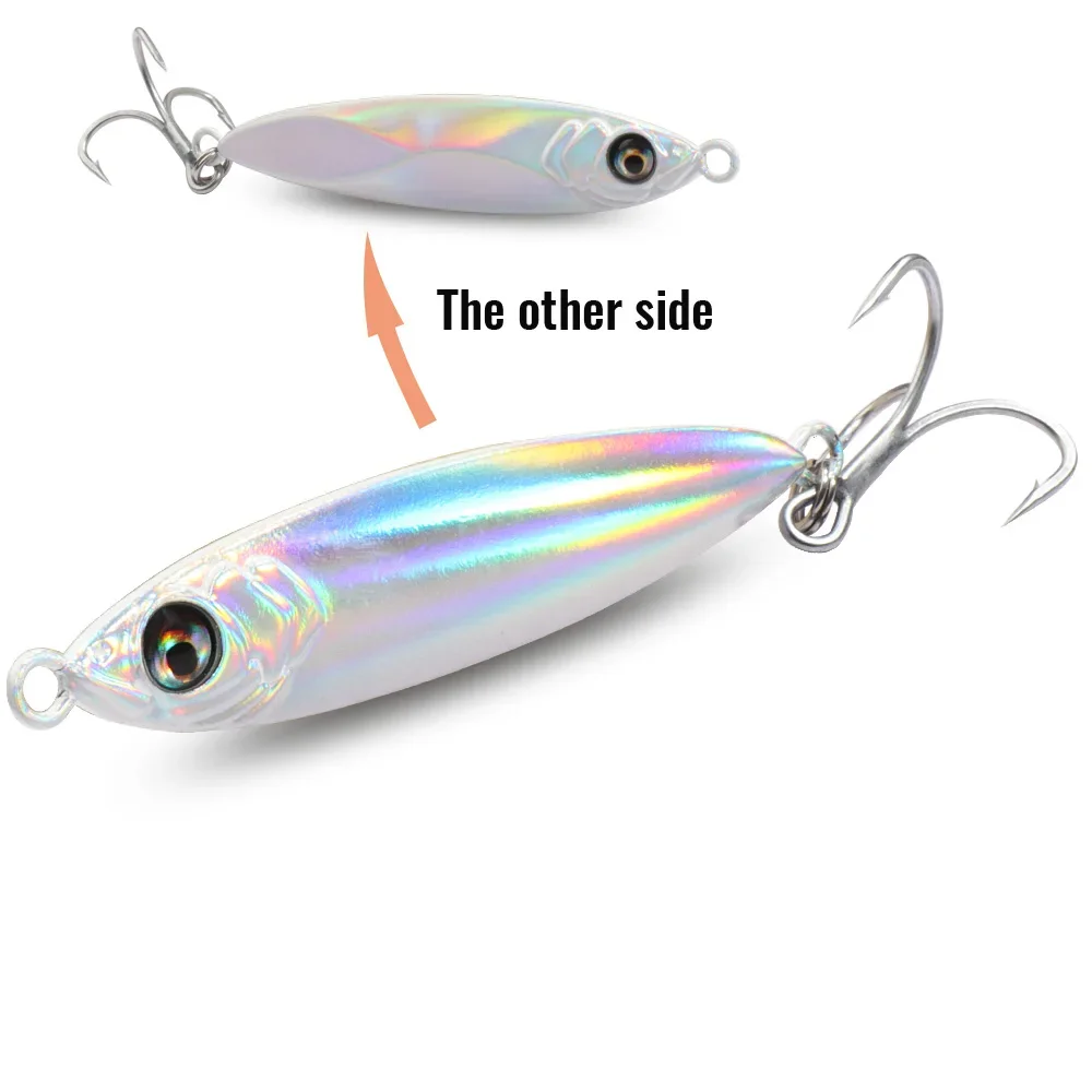 Jig Metálico Casting Jig GOBAIT 20g 30g 40g Holográfico para Predadores - Image 7