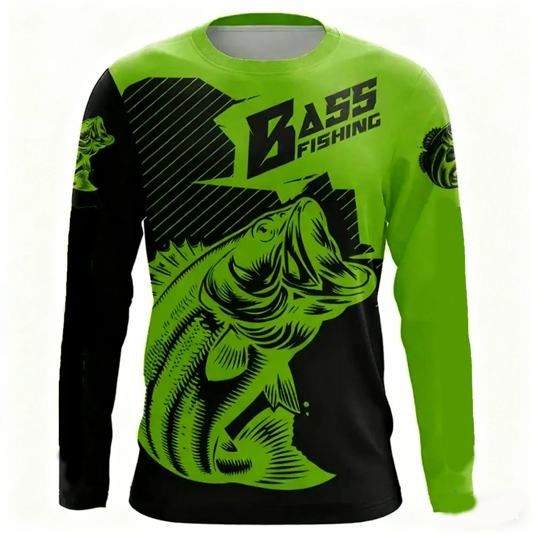Camisola Técnica de Pesca Estampada de Manga Comprida com Protecção Solar - Image 6