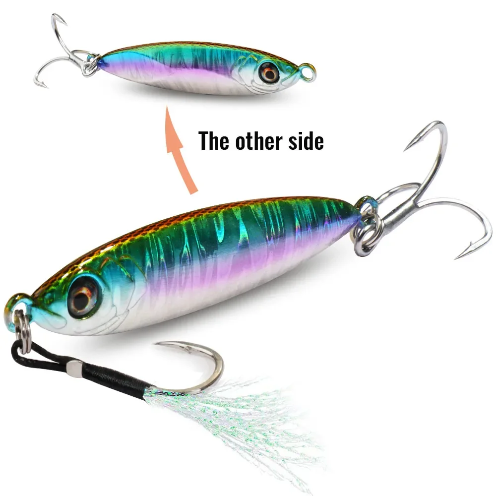 Jig Metálico Casting Jig GOBAIT 20g 30g 40g Holográfico para Predadores - Image 20