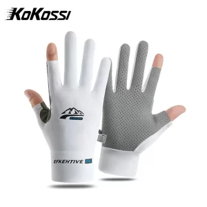 Luvas KoKossi Meio-Dedo Anti-Derrapantes com Protecção Solar
