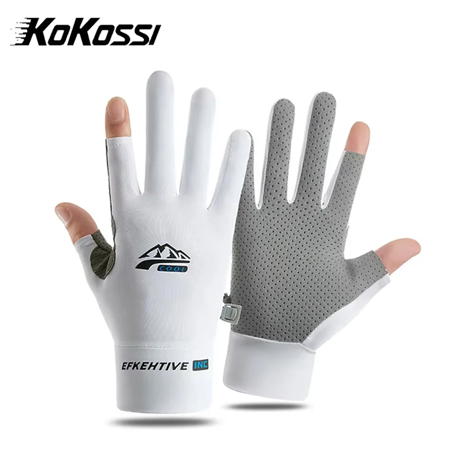 Luvas KoKossi Meio-Dedo Anti-Derrapantes com Protecção Solar