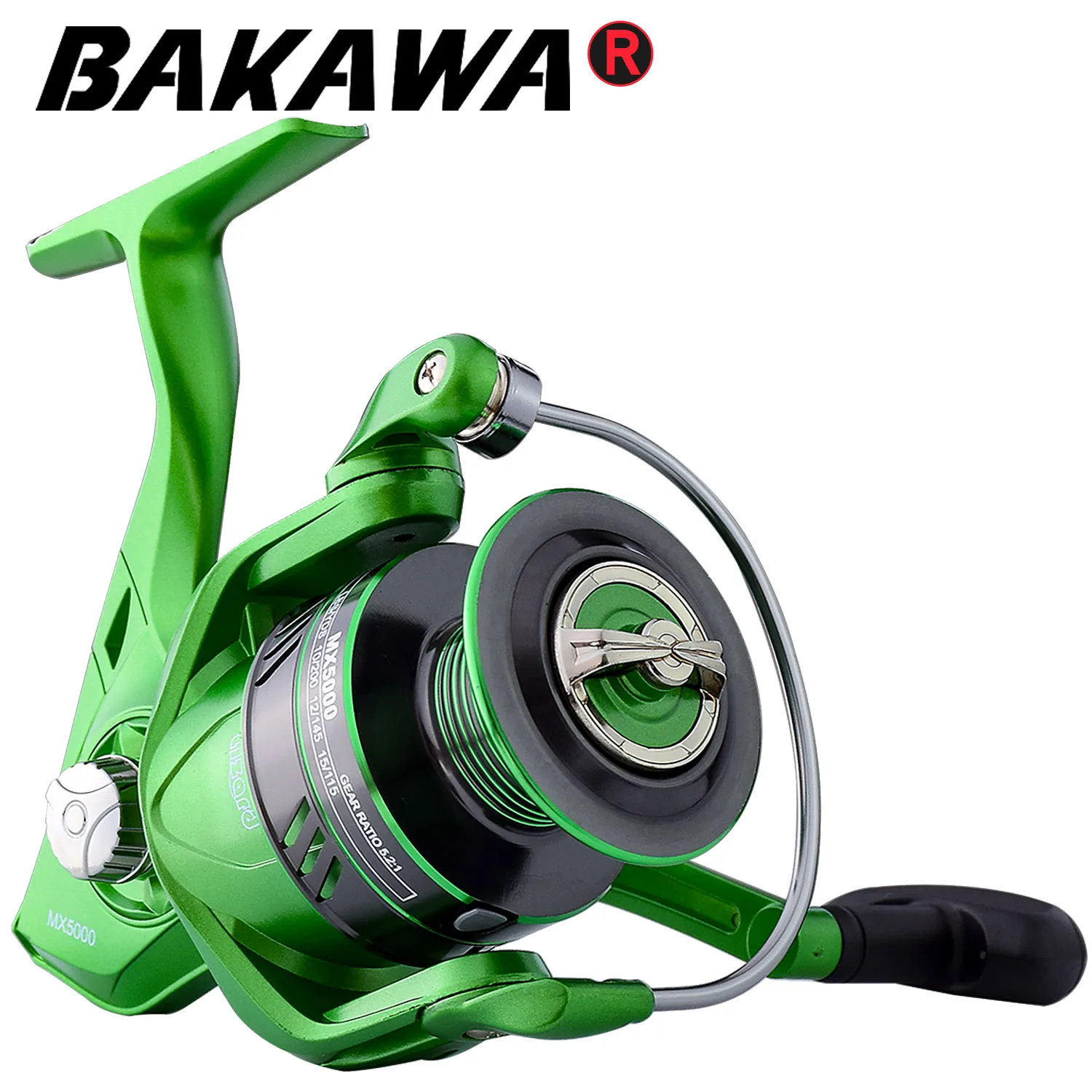 Carreto de Spinning BAKAWA Lizard MX 1000–7000 11 Rolamentos 12kg - Image 3