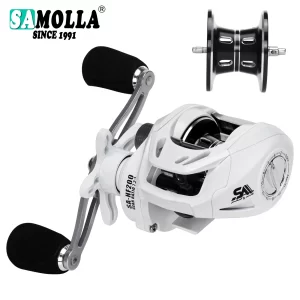 Carreto de Casting SAMOLLA Long Shot 7.2:1 6+1 Rolamentos