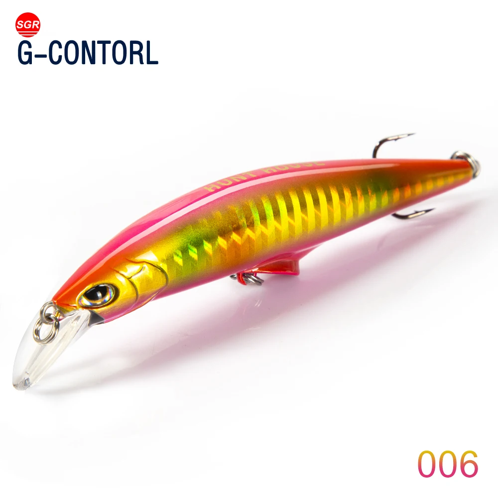 Amostra Hunthouse G-Control Heavy Minnow Afundante 95/120mm 28/41g - Image 17