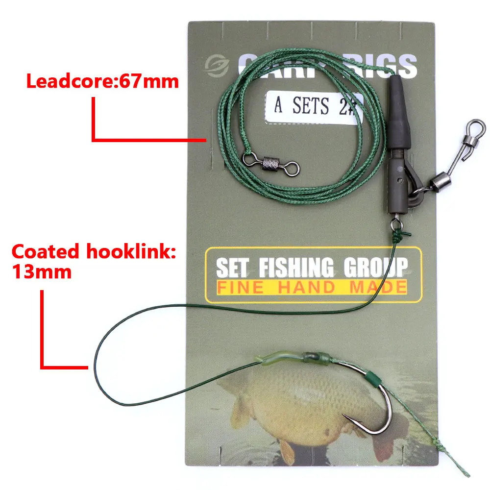 Montagem de Carpa Pronta com Leadcore e Hair Rig - Image 2