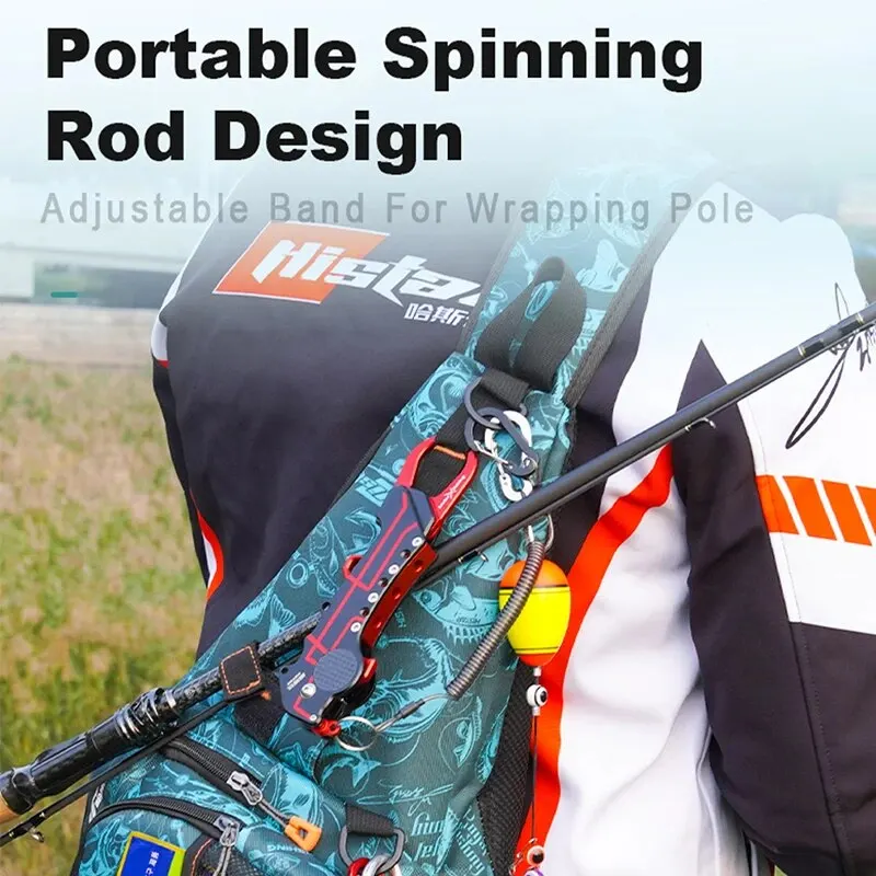Mochila de Peito Histar para Pesca com Suporte de Cana e Grande Capacidade - Image 3