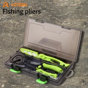Kit de Alicate ATISEN com Grip de Peixe e Estojo