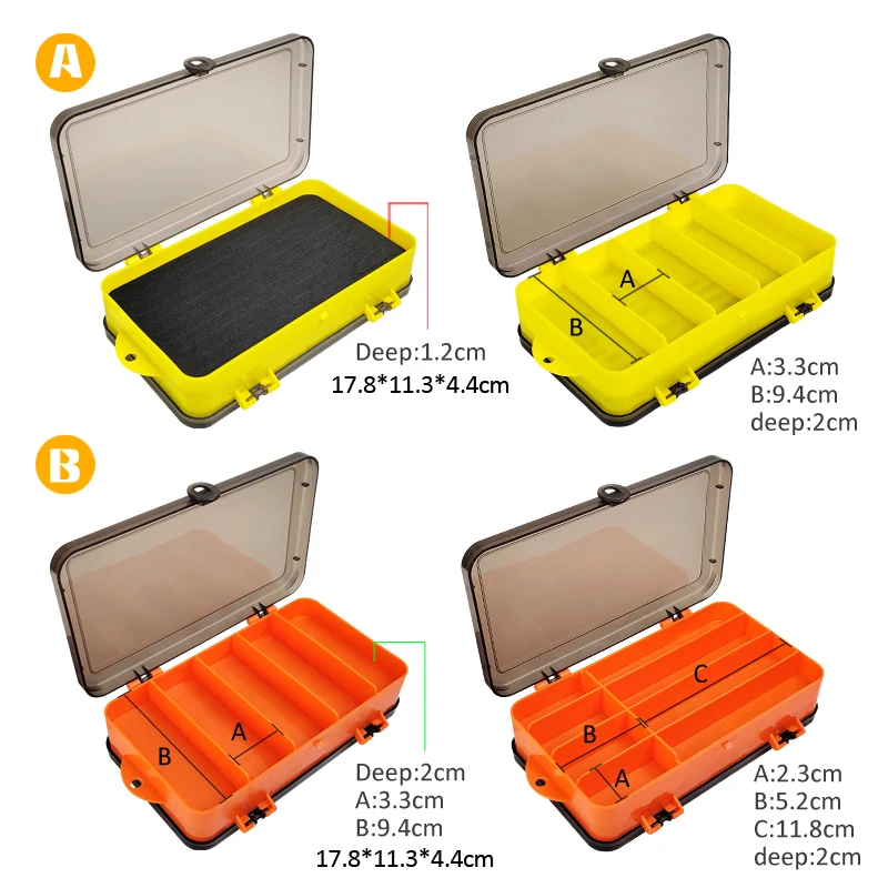 Estojo Porta-Moscas Hitora Dupla Face com Espuma para Amostras, Cabeças Plomadas e Anzóis - Image 2