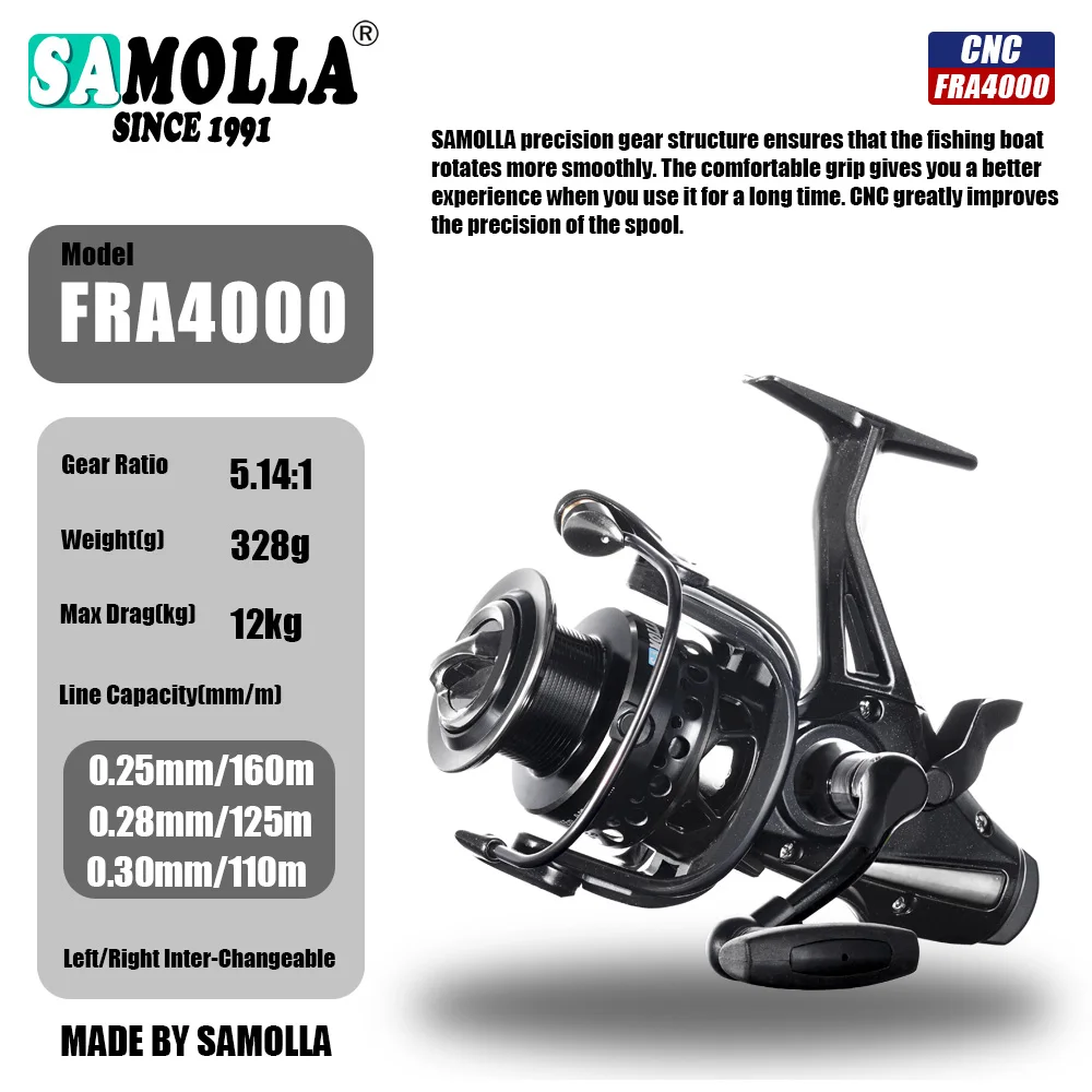 Carreto SAMOLLA Carpfishing Travão Duplo 12–15kg - Image 7