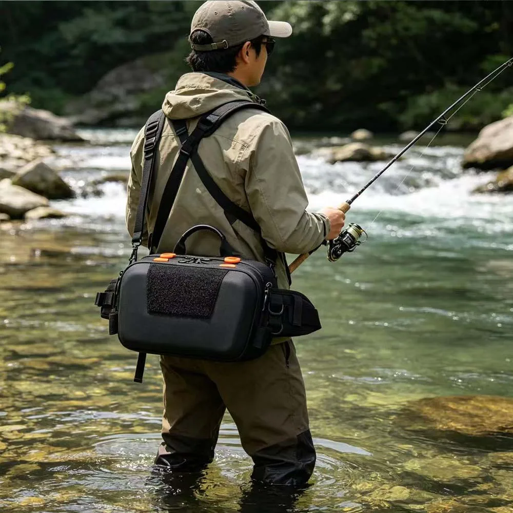 Bolsa TAK YIYING Multifunções de Cintura e Ombro para Pesca - Image 5
