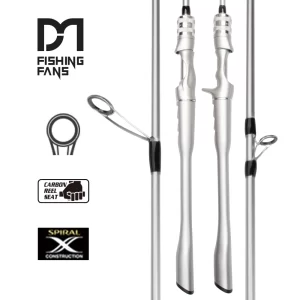 Cana de Spinning FISHINGFANS Orca M Medium Fast em Carbono