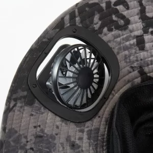 Ventoinha de Clip Solar/USB para Chapéu de Pesca