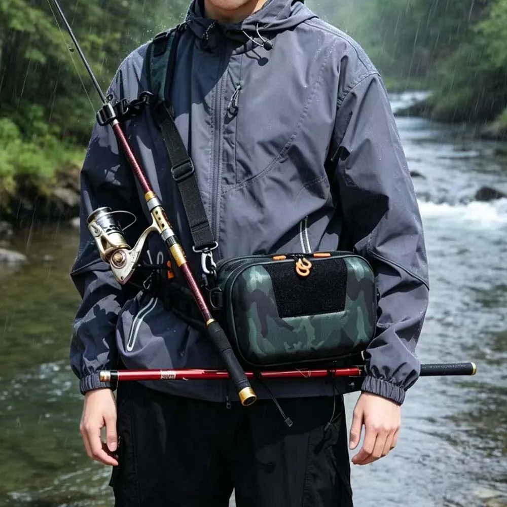 Bolsa TAK YIYING Multifunções de Cintura e Ombro para Pesca - Image 3