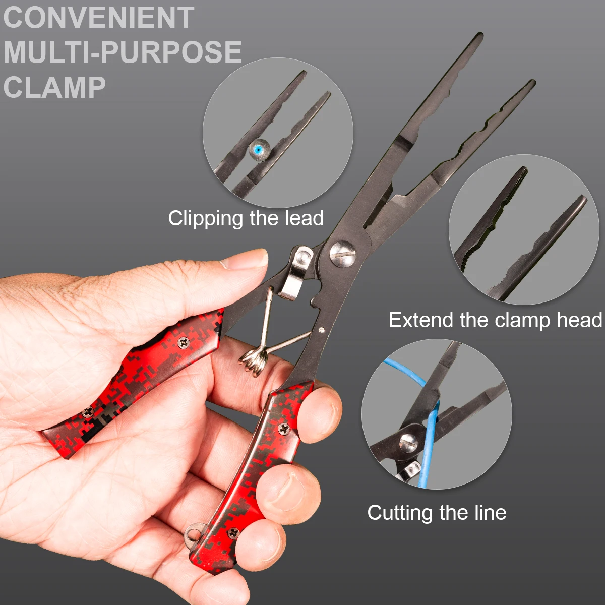 Kit de Ferramentas de Pesca com Alicate, Tesoura e Grip - Image 6
