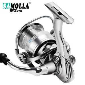 Carreto de Spinning SAMOLLA 5.2:1 6+1 Rolamentos 10kg
