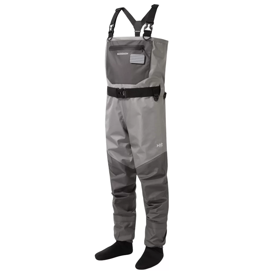 Vadeadores de Peito Bassdash FW08 Respiráveis com Pé de Neopreno